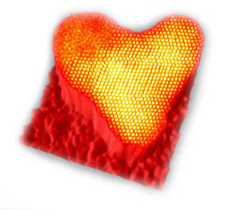 Picture of crystal structure. Cryoenic processing could refine this.