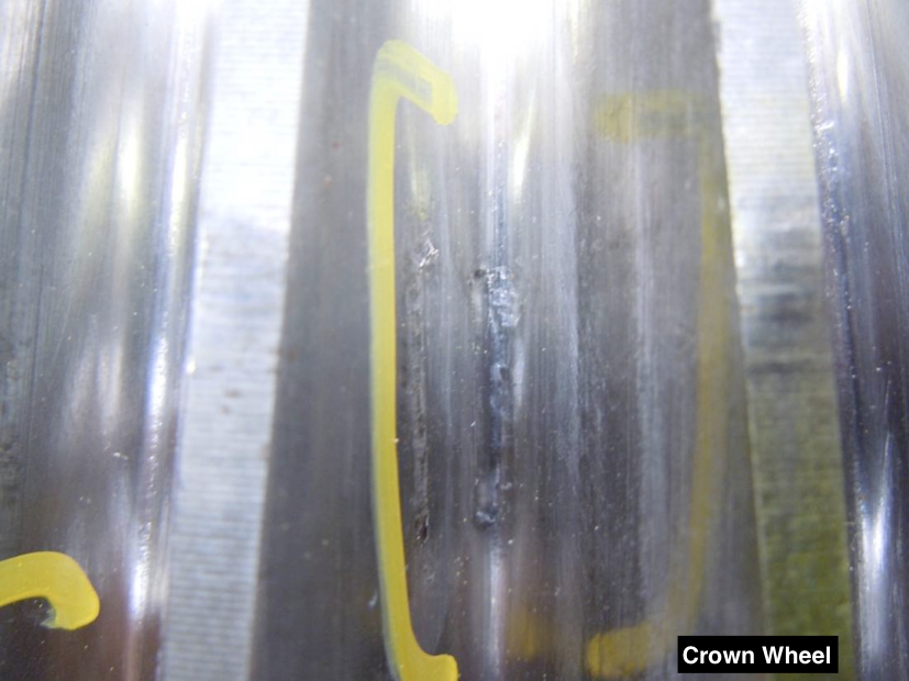 caterpillar crown wheel impact